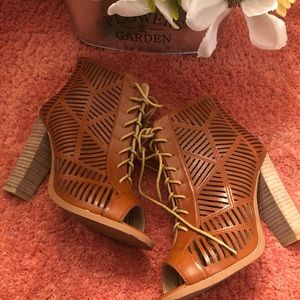 Women’s Brown Bootie Sandal